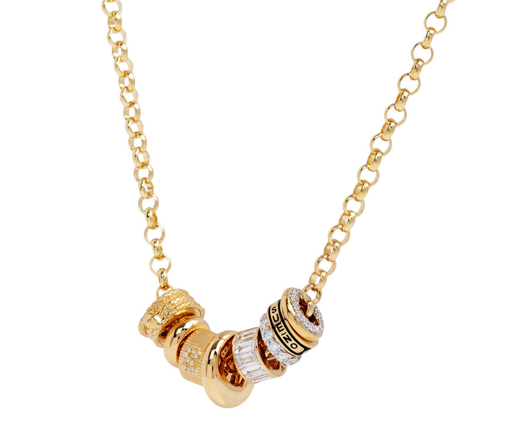 Dream, Diamond and Initial 'S' Heart Beat Necklace