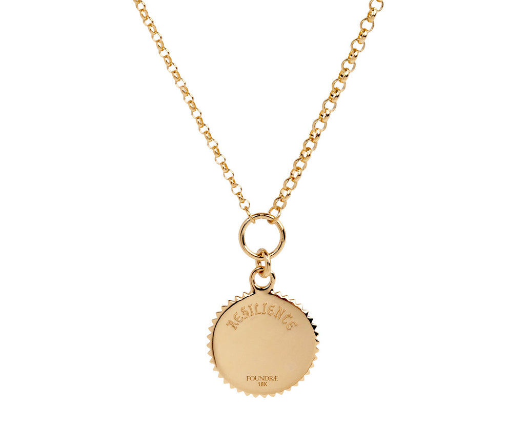 Foundrae Small Belcher Resilience Necklace Back