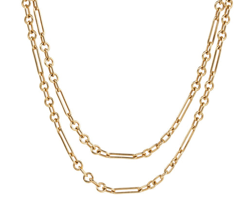 36" Small Mixed Clip Chain Necklace