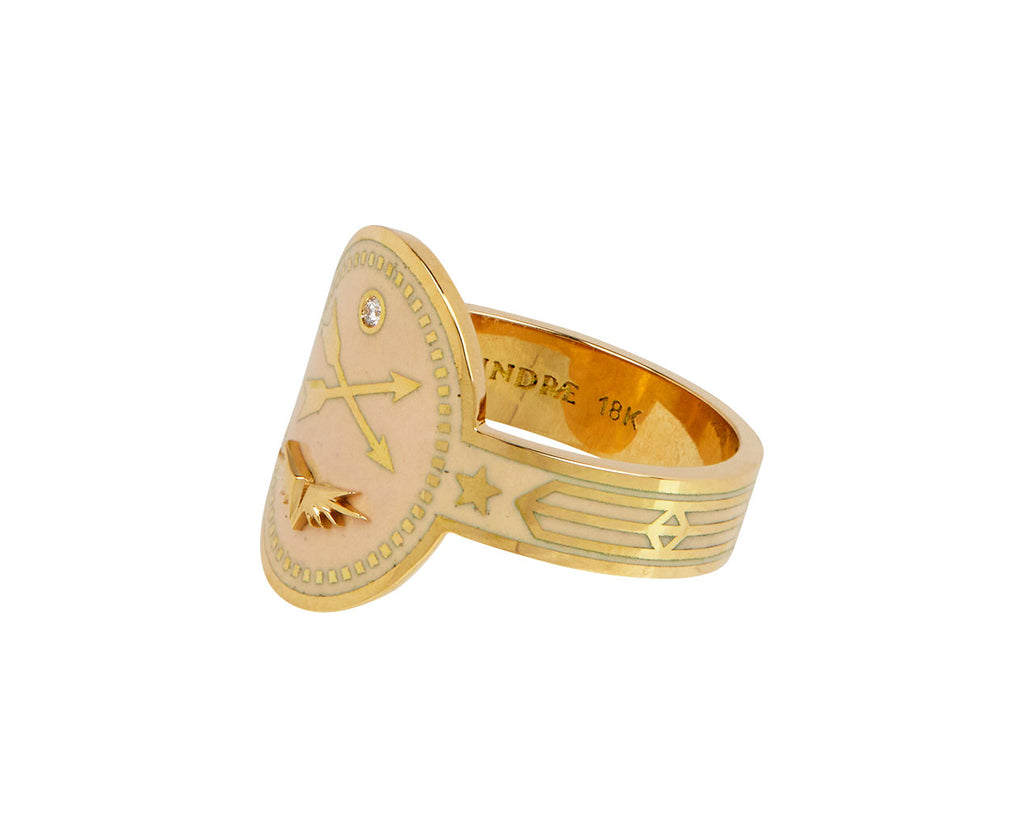 Foundrae Blush Enamel Passion Cigar Band Side