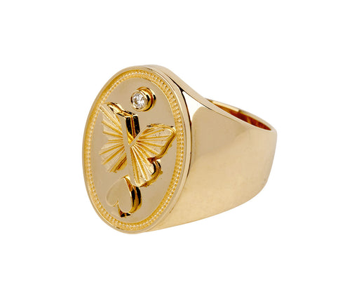 Large Reverie Signet Ring