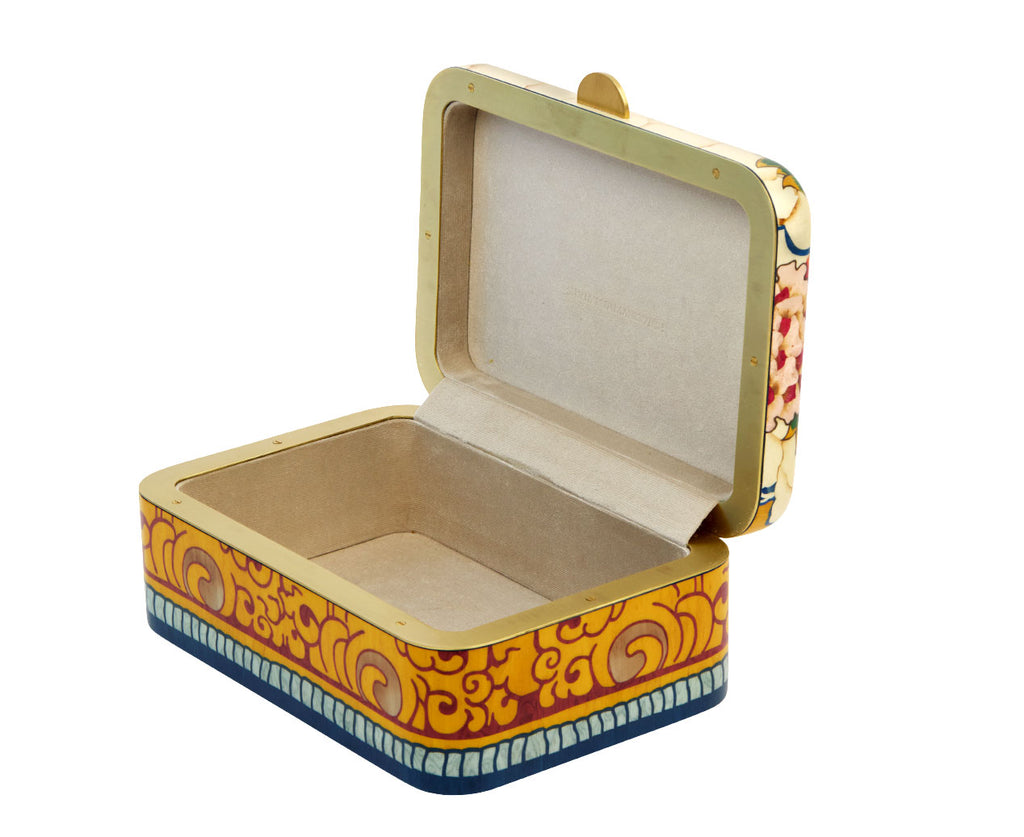 Medium Rainbow Marquetry Box