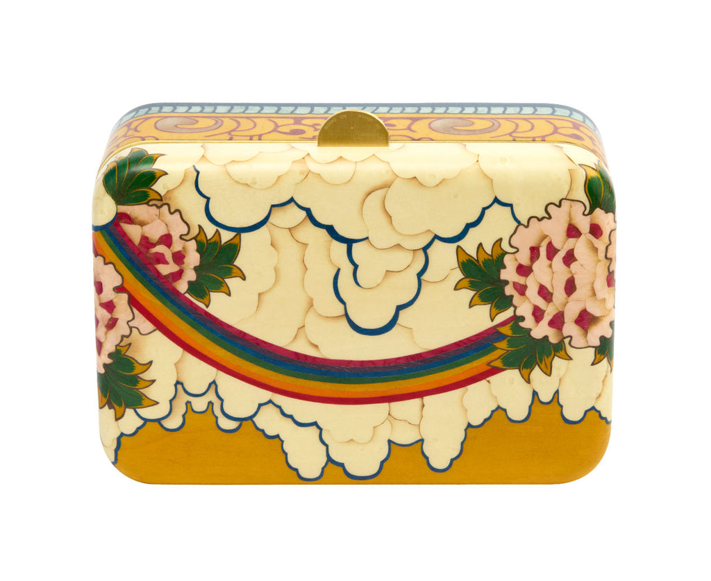 Medium Rainbow Marquetry Box