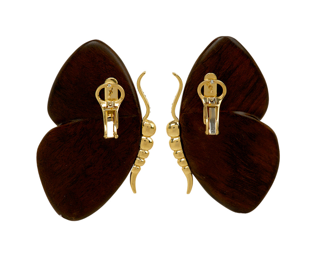 Marquetry Butterfly Earrings - TWISTonline 