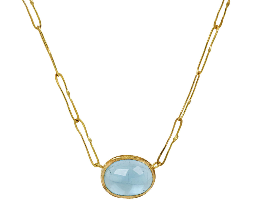 Brazilian Aquamarine Echo Necklace