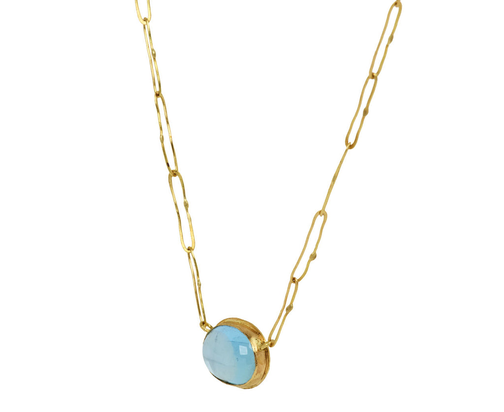 Brazilian Aquamarine Echo Necklace