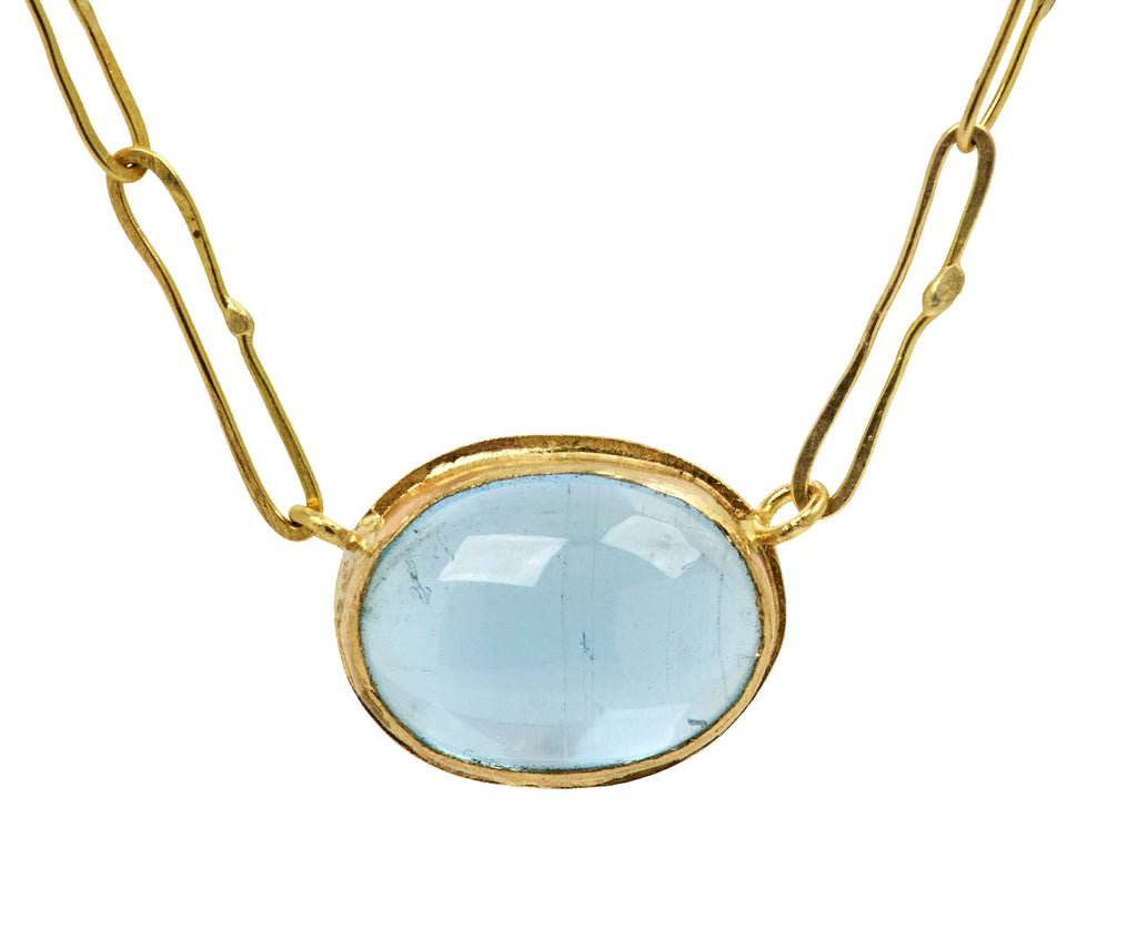 Brazilian Aquamarine Echo Necklace