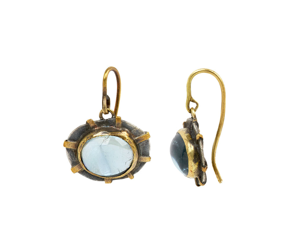 Brazilian Aquamarine Drop Earrings