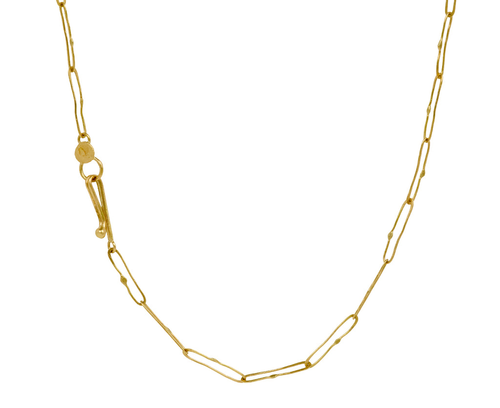 Judy Geib Cabochon Aquamarine Echo Necklace - closure