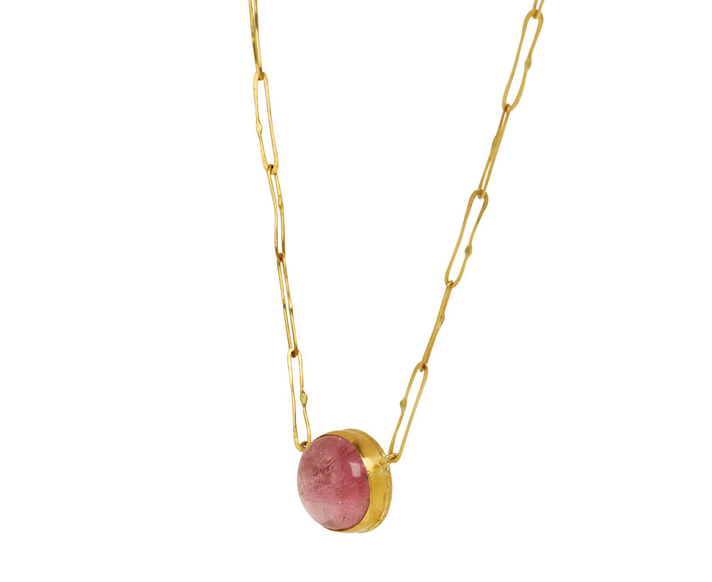 Lovely Pink Tourmaline Echo Necklace