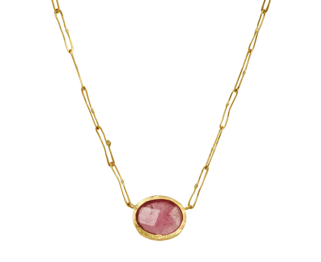 Lovely Pink Tourmaline Echo Necklace