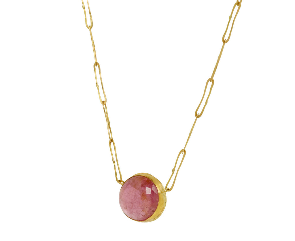 Lovely Pink Tourmaline Echo Necklace
