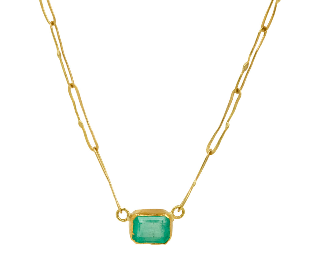 Judy Geib Colombian Emerald Echo Necklace