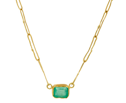 Judy Geib Colombian Emerald Echo Necklace