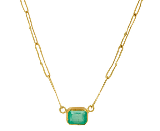 Judy Geib Colombian Emerald Echo Necklace