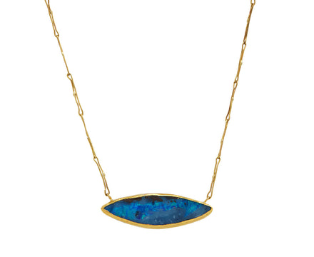 Lovely Marquise Opal Echo Necklace