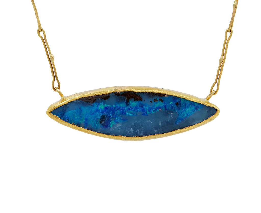 Lovely Marquise Opal Echo Necklace