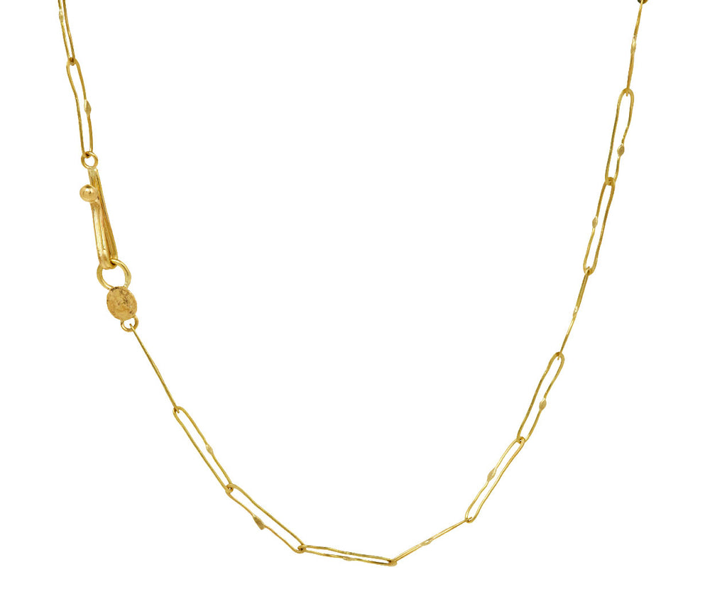 Lovely Rectangular Colombian Emerald Echo Necklace
