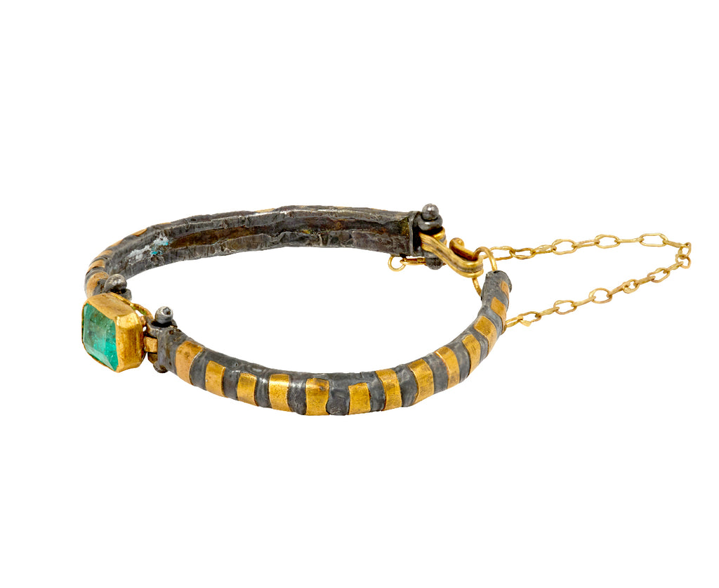 Bright Pretty Colombian Emerald Bracelet