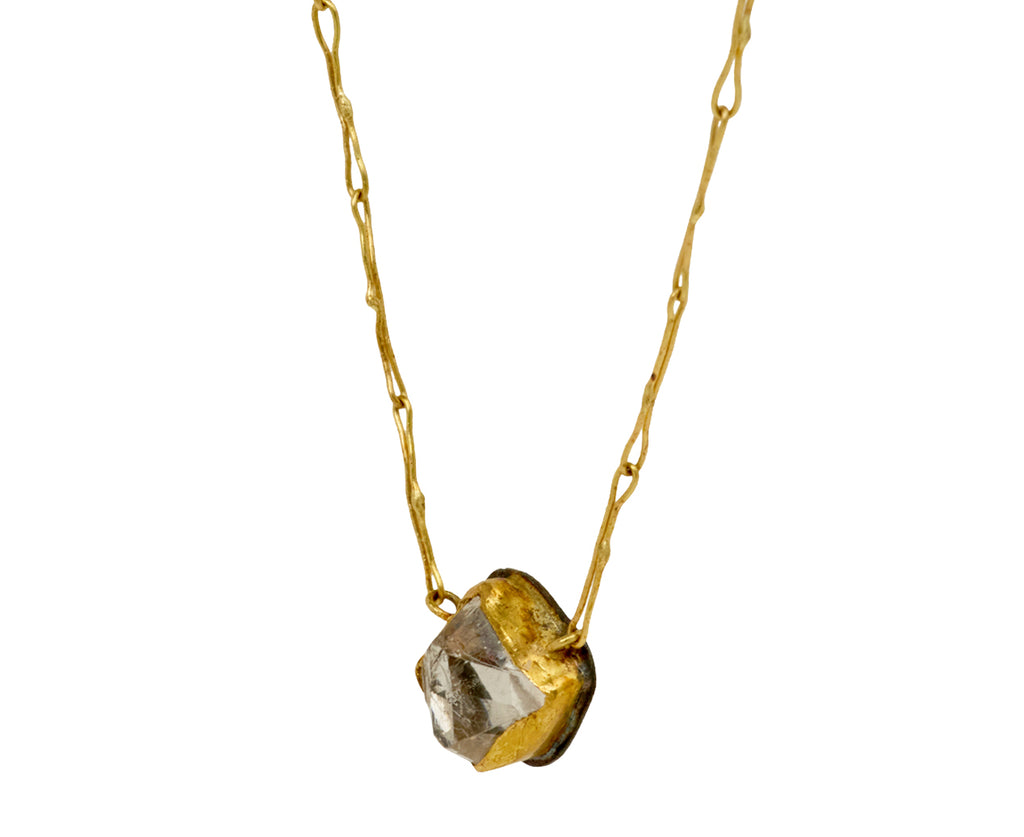 Judy Geib Herkimer Diamond Echo Necklace - side