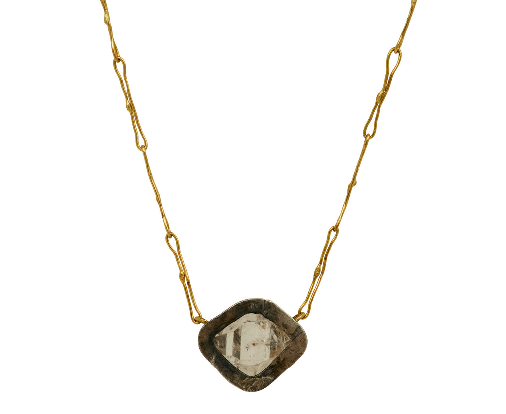 Judy Geib Herkimer Diamond Echo Necklace - back