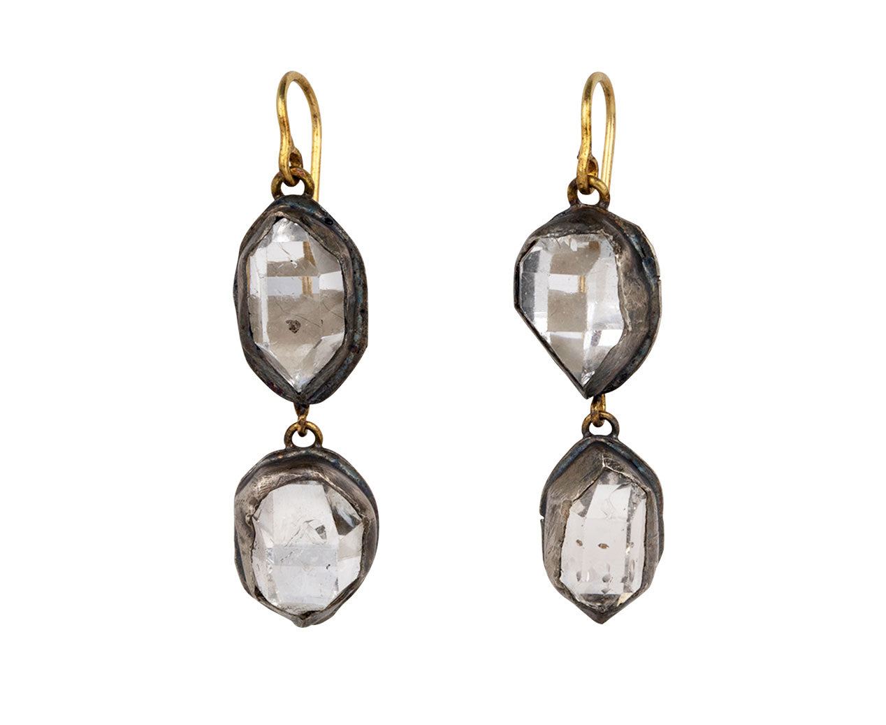 Herkimer diamond clearance drop earrings