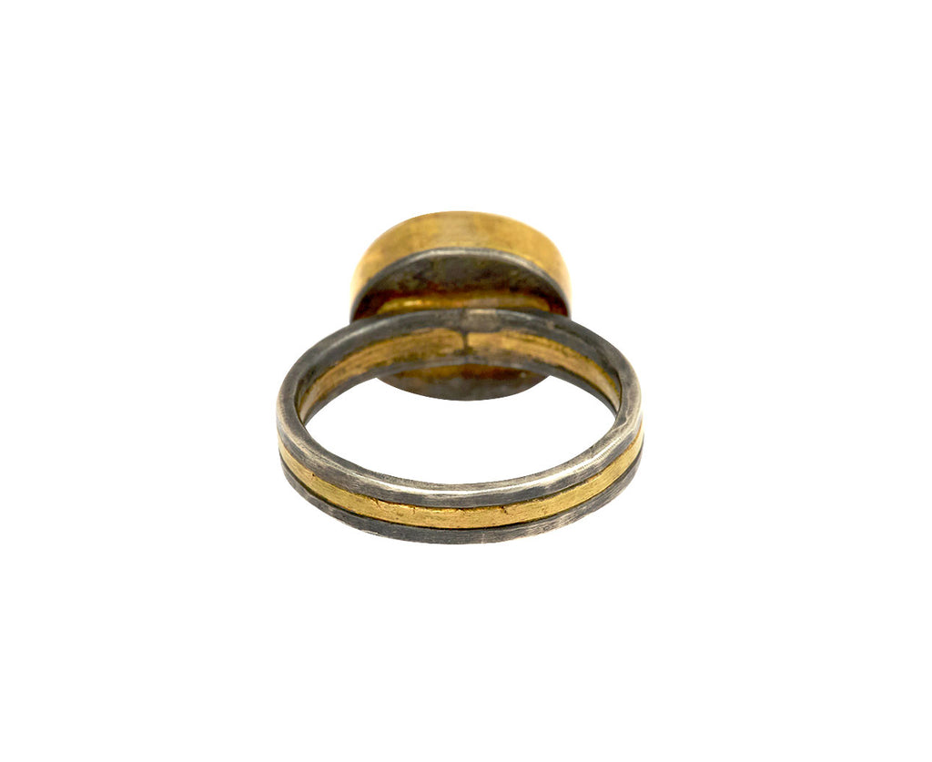 Small Flashy Opal Ring