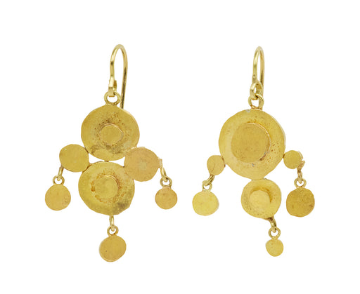 Polka Dot Chandelier Earrings