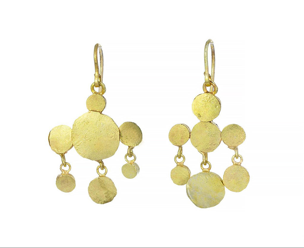 Polka Dot Girandole Earrings