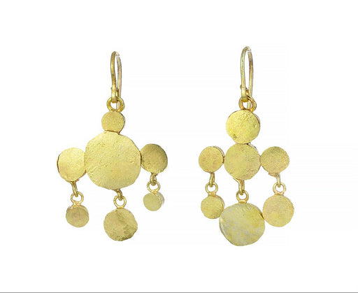 Polka Dot Girandole Earrings