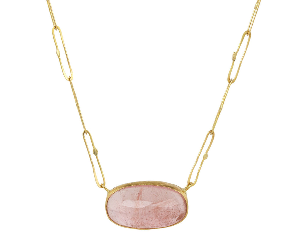 Lovely Pale Pink Tourmaline Echo Necklace