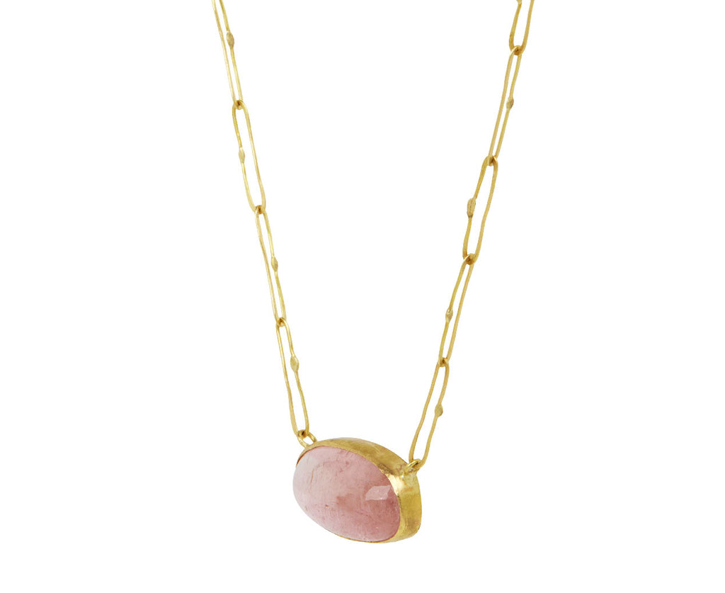 Lovely Pale Pink Tourmaline Echo Necklace