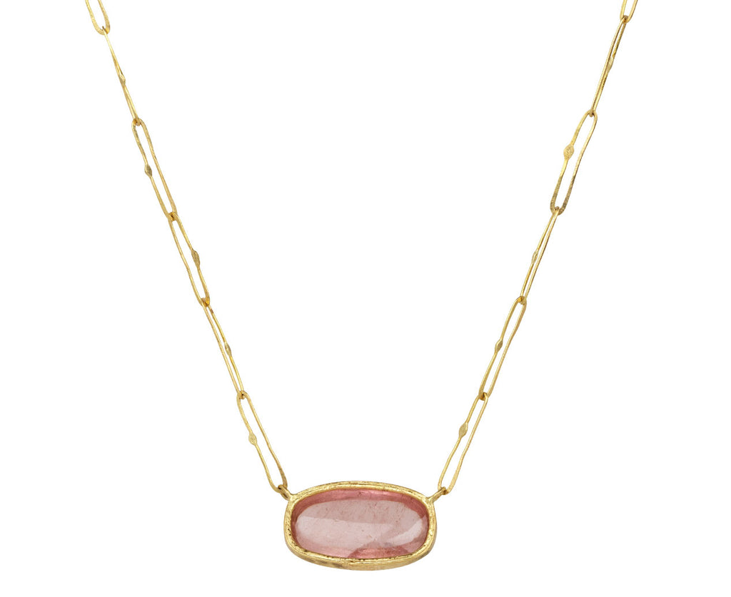 Lovely Pale Pink Tourmaline Echo Necklace