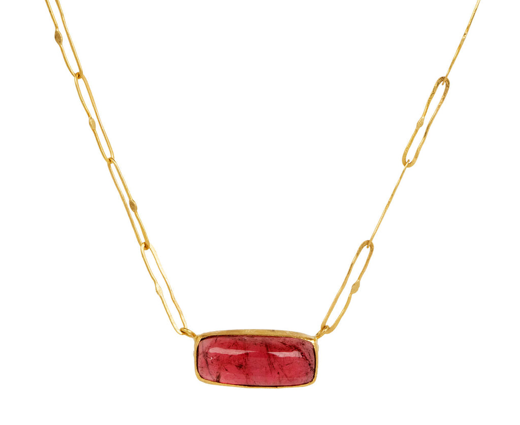 Pink Tourmaline Echo Necklace