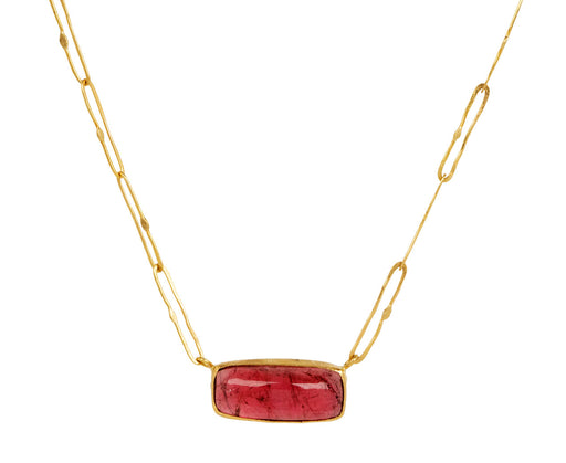 Pink Tourmaline Echo Necklace