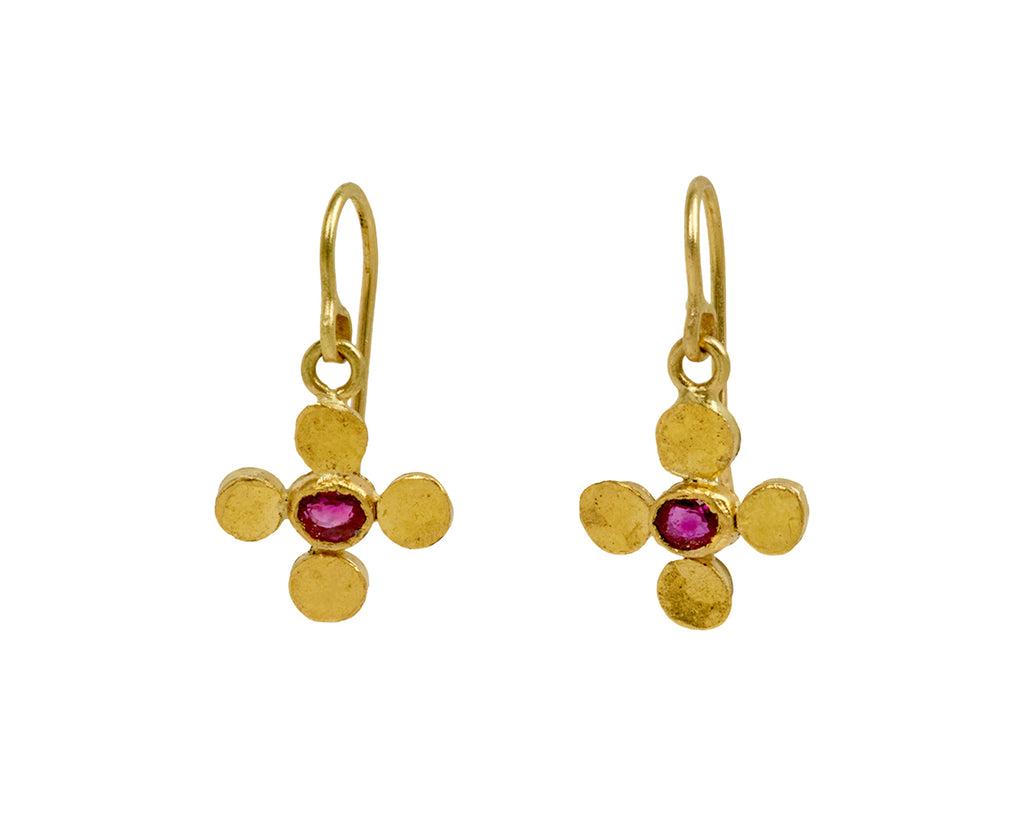 Judy Geib Ruby Squash Earrings