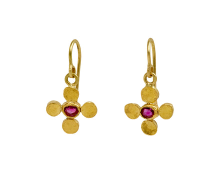 Judy Geib Ruby Squash Earrings
