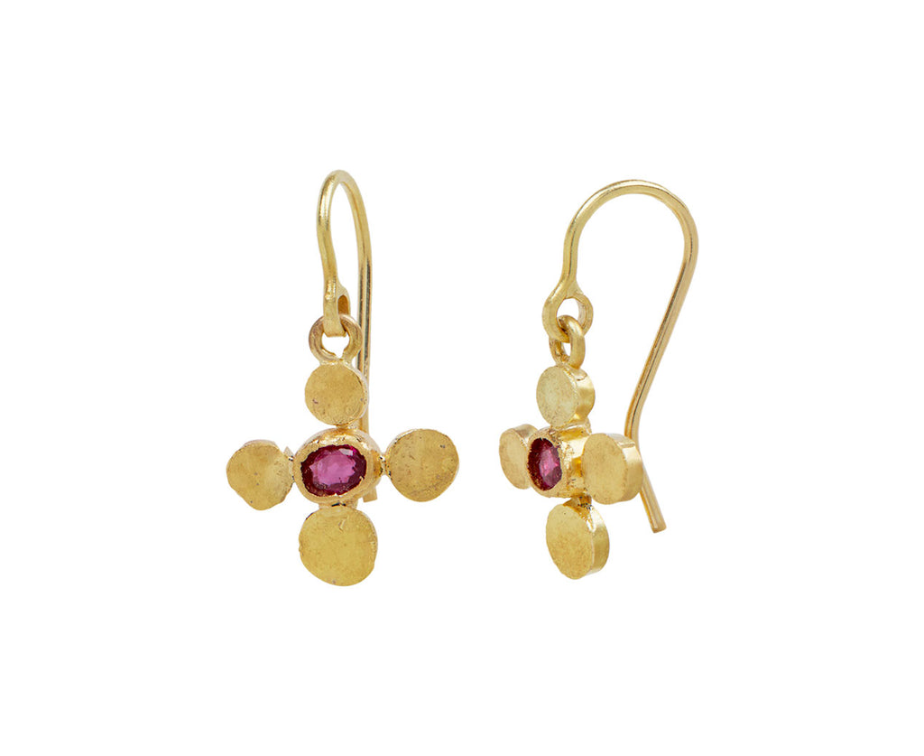 Ruby Squash Earrings