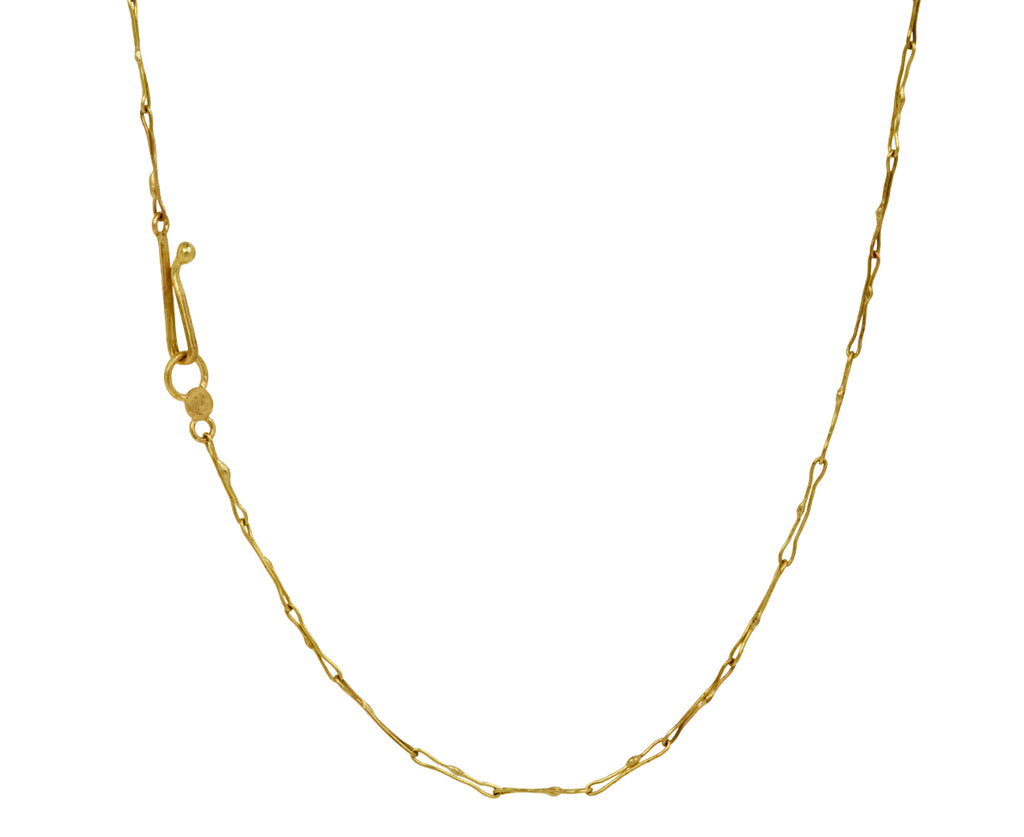 Judy Geib Lovely Rose Cut Ruby Echo Necklace - closure