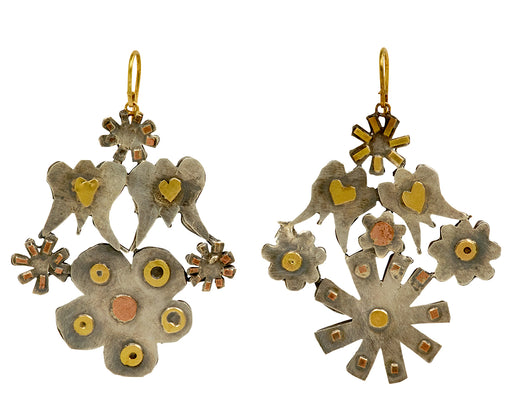 Judy Geib Simpler Smorsgasbord Folkloric Earrings