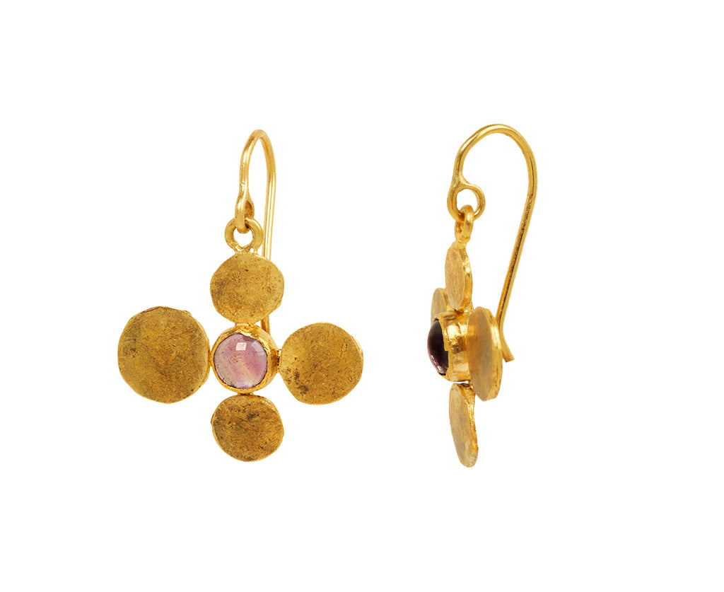 Amethyst Squash Motif Earrings - TWISTonline 
