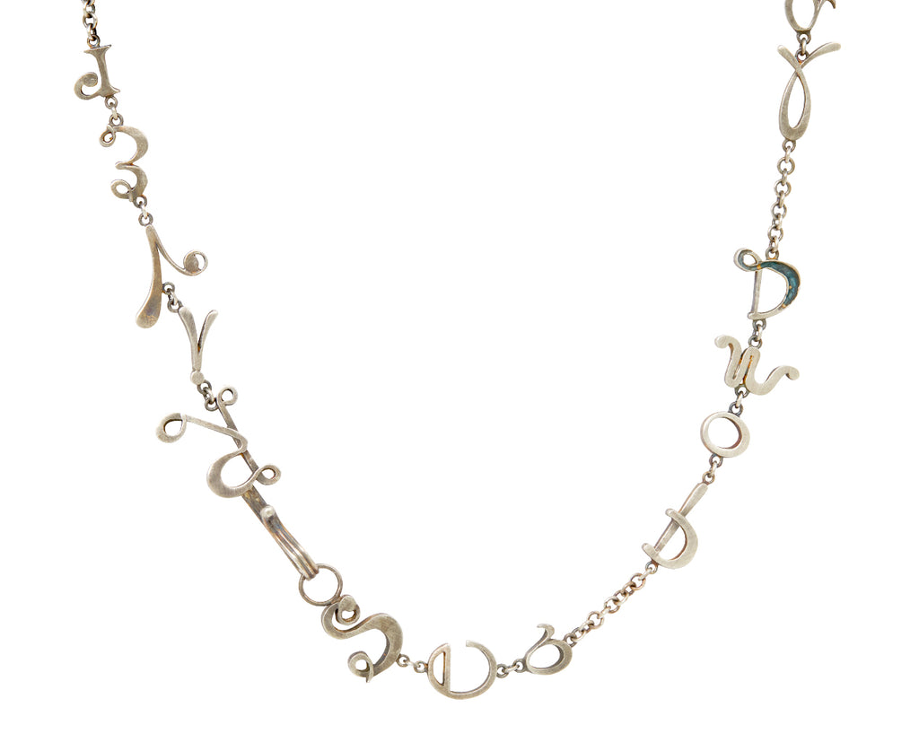 Watery Themed Opal Necklace