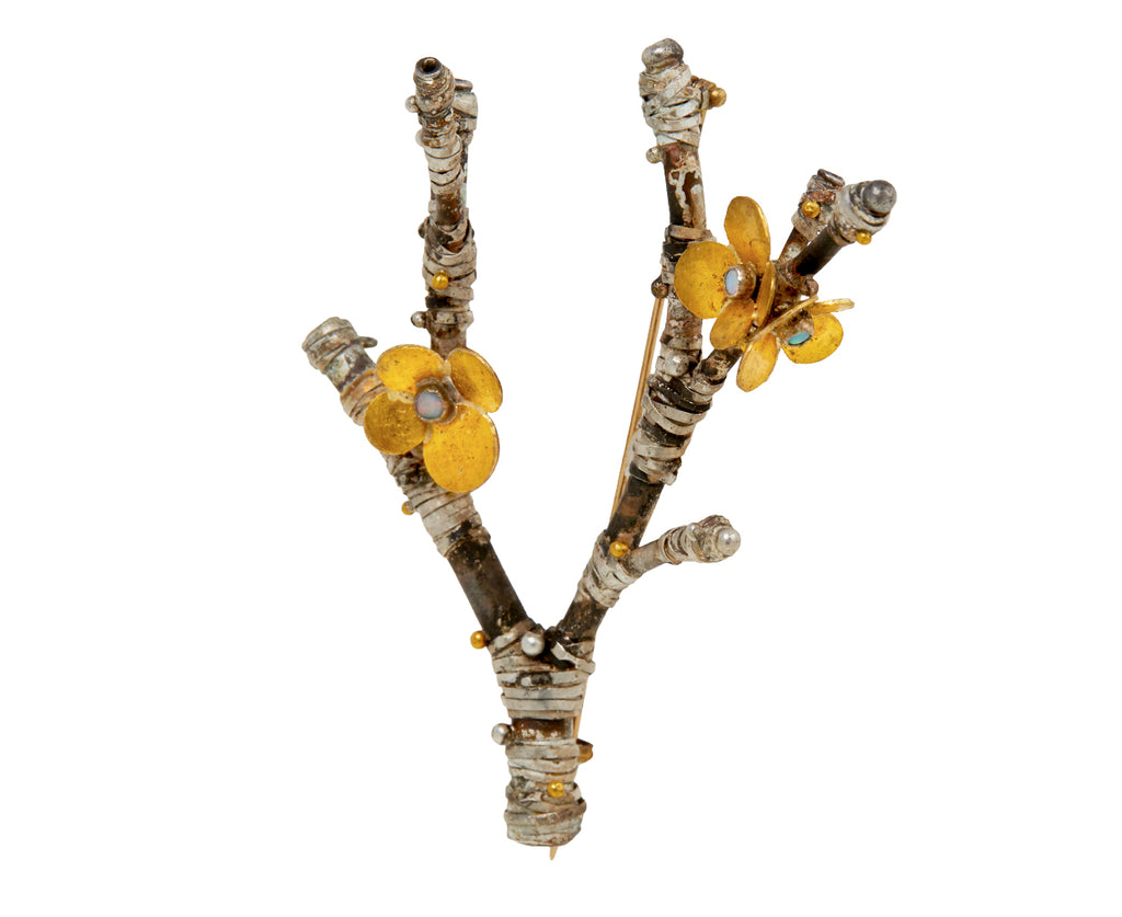 Smaller Cherry Branch Brooch - TWISTonline 