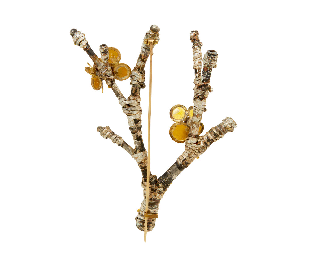 Smaller Cherry Branch Brooch - TWISTonline 
