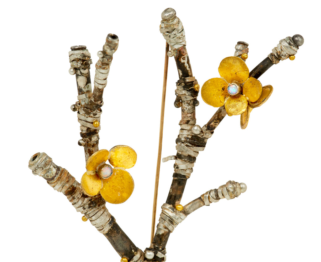Smaller Cherry Branch Brooch - TWISTonline 