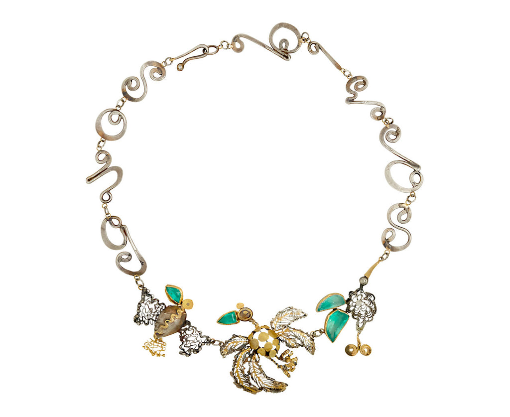 Colombian Emerald Birdsong Necklace