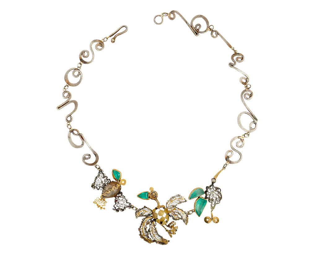 Colombian Emerald Birdsong Necklace