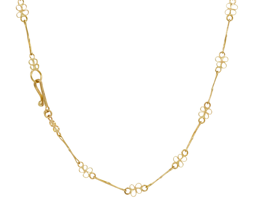 Flowery Chain Persian Turquoise Necklace