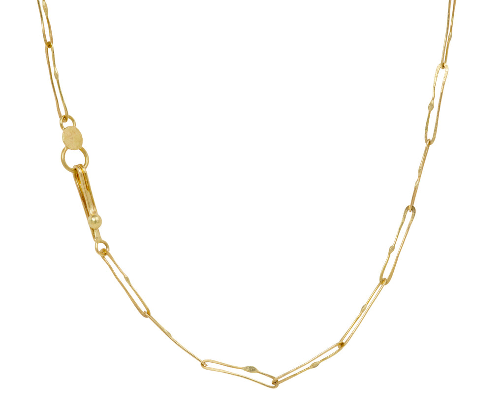 Lovely Dark Rectangular Emerald Echo Necklace
