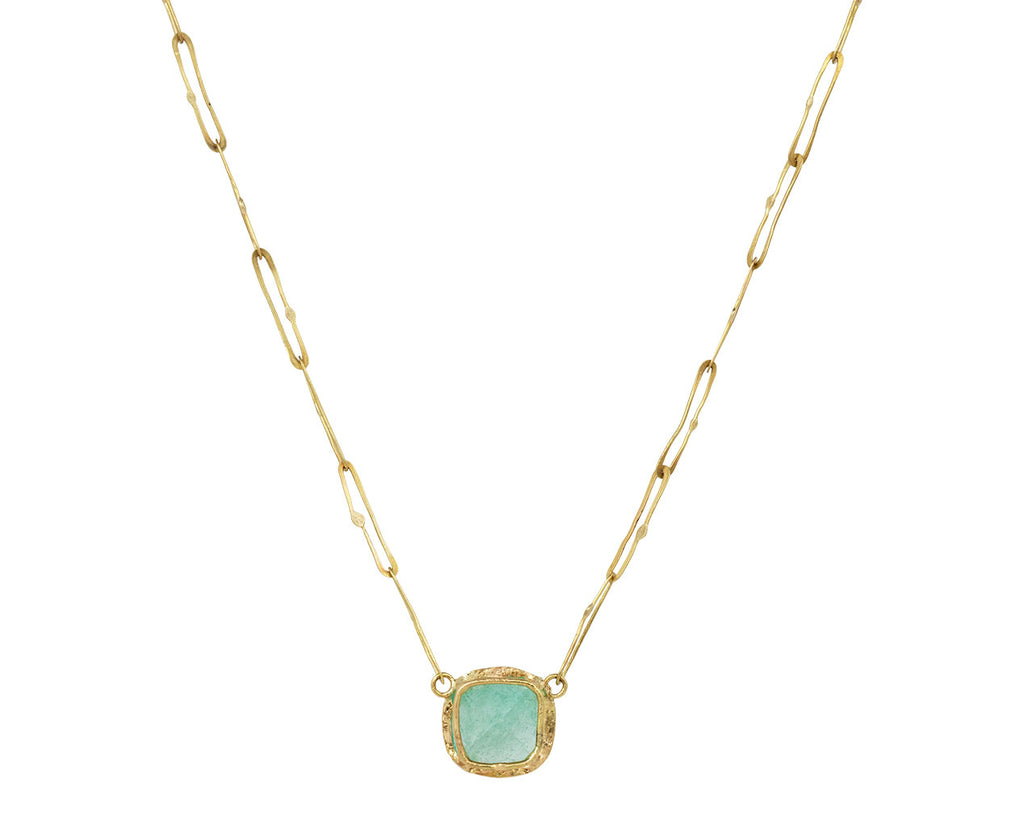 Light Colombian Emerald Echo Necklace